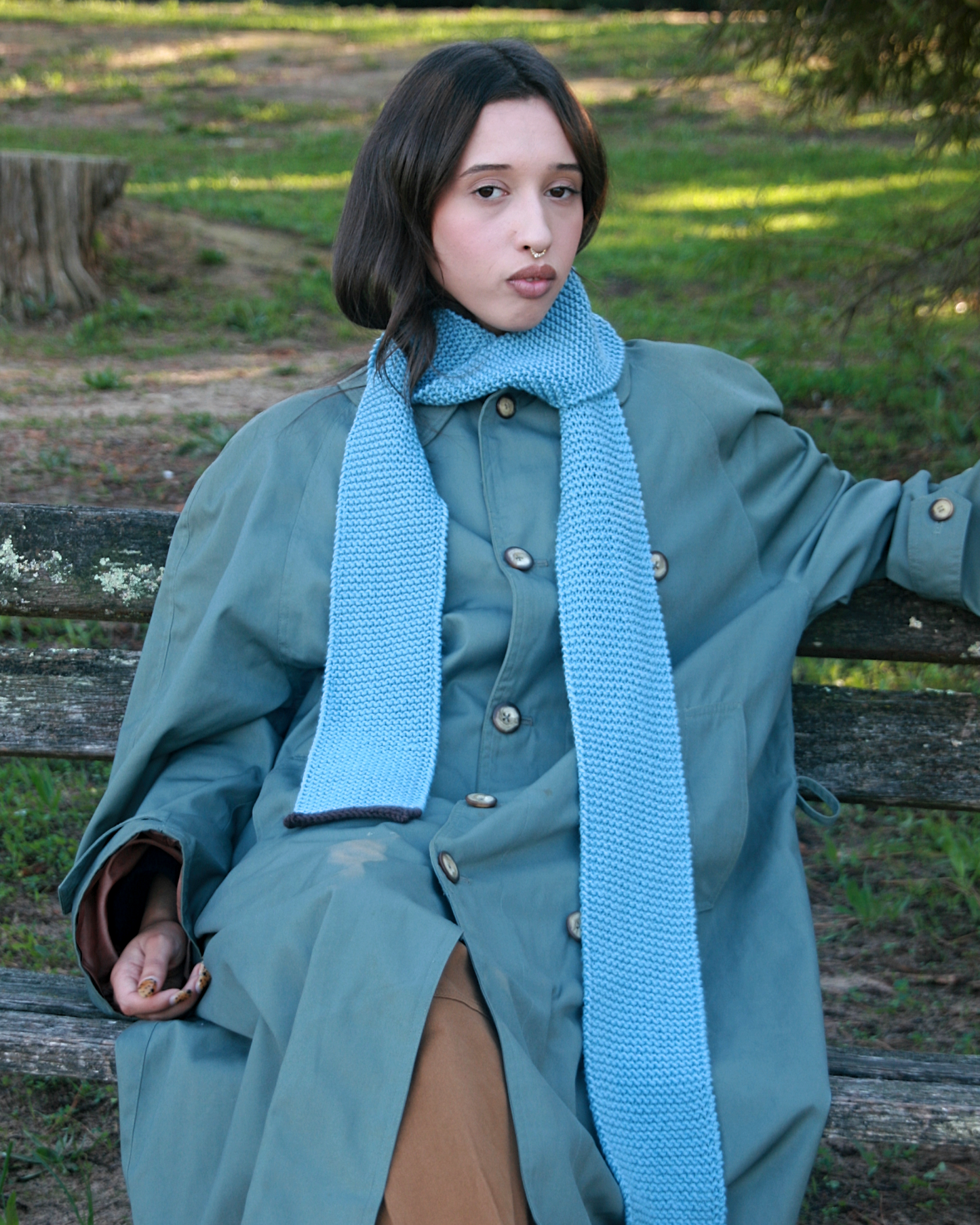 Sea salt chocolate skinny scarf