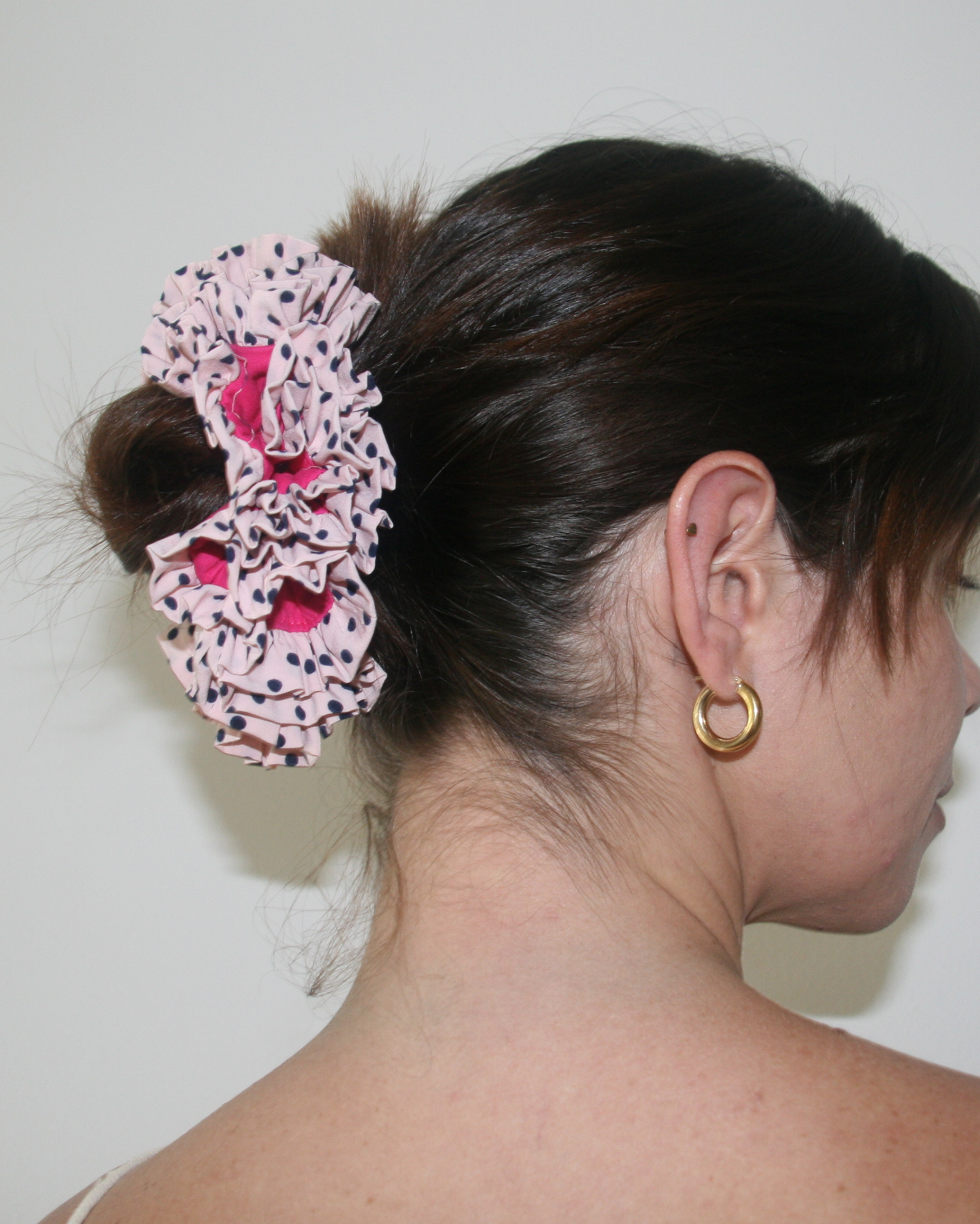 "Sweet spot" double scrunchie