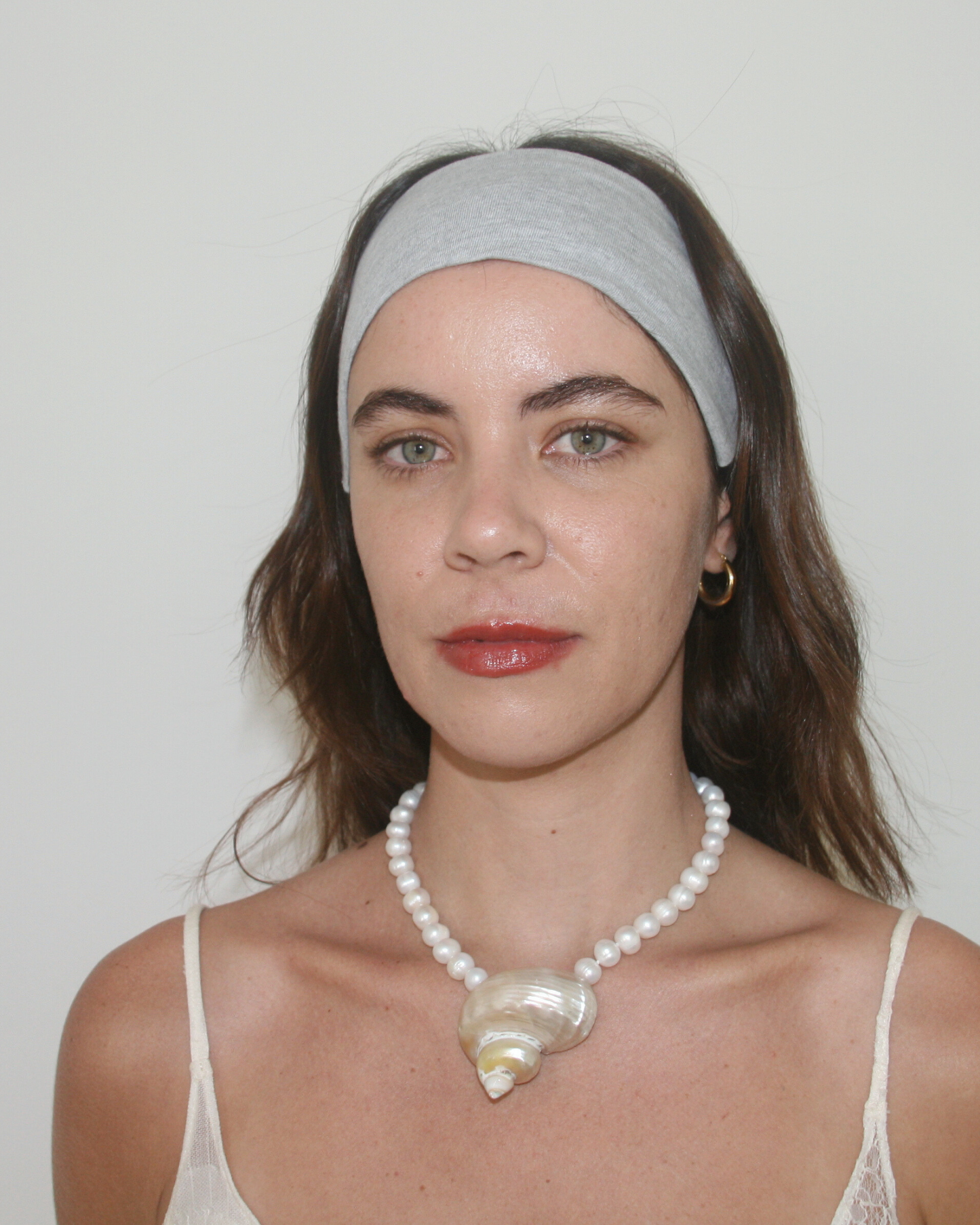 "Moonlight" grey & black headband