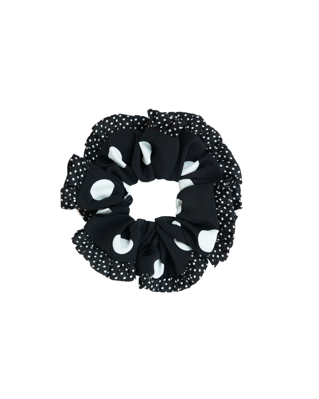 Polka dot combo (2 scrunchies)
