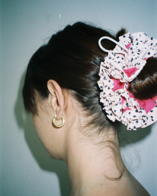 "Sweet spot" double scrunchie