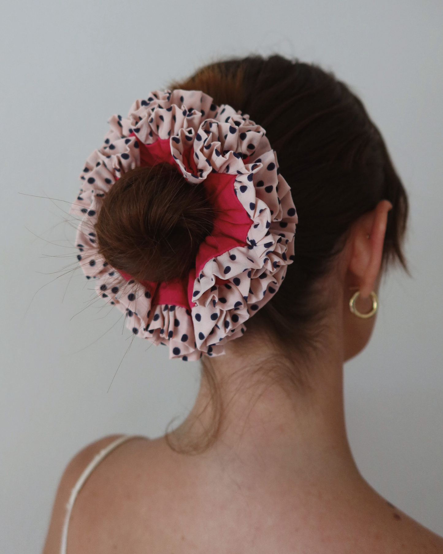 "Sweet spot" double scrunchie