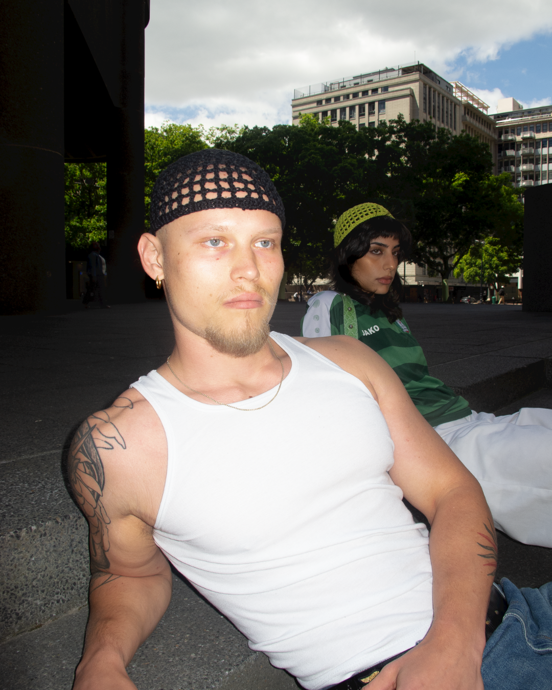 Espresso Onyx crochet cap