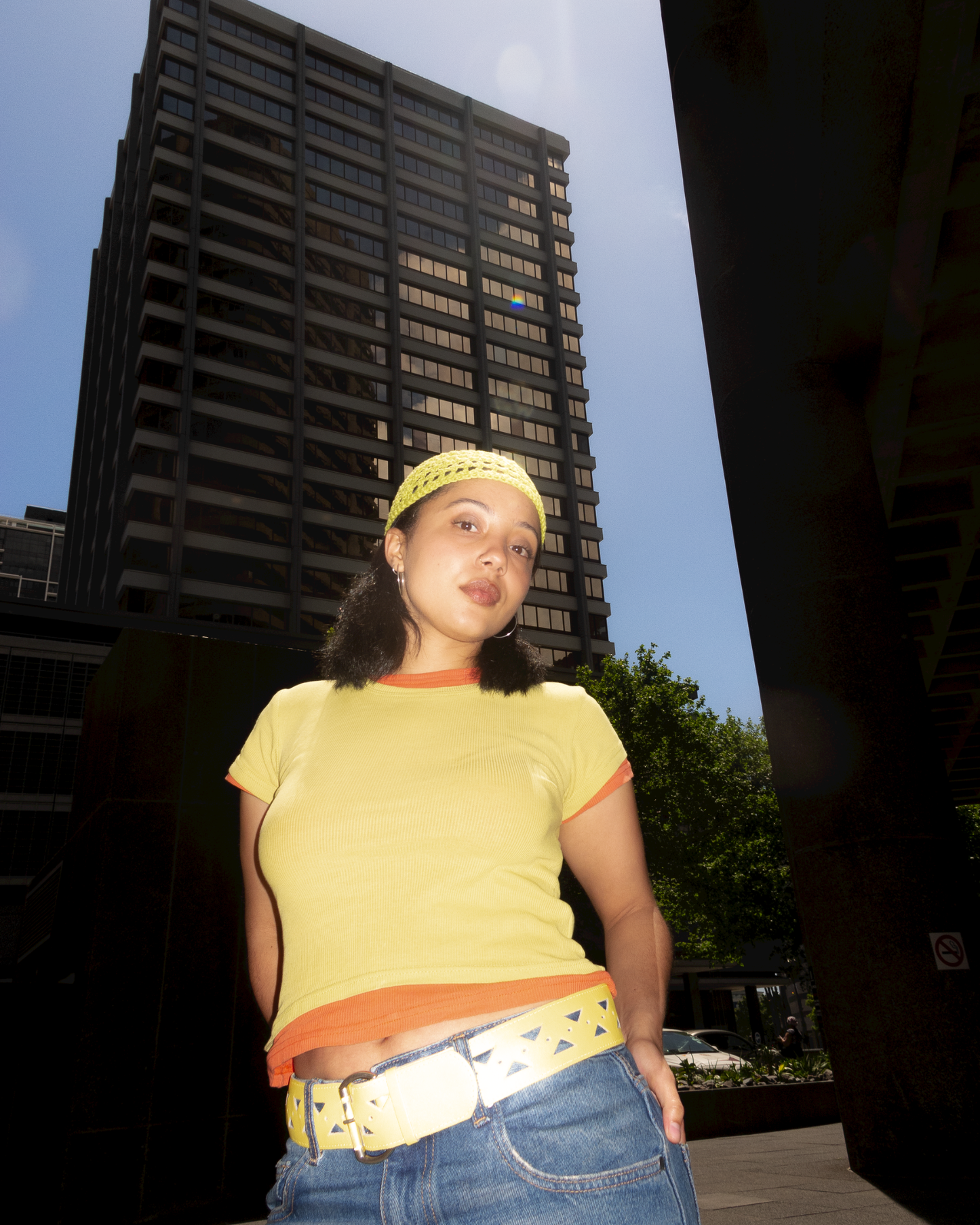 Limestone crochet cap