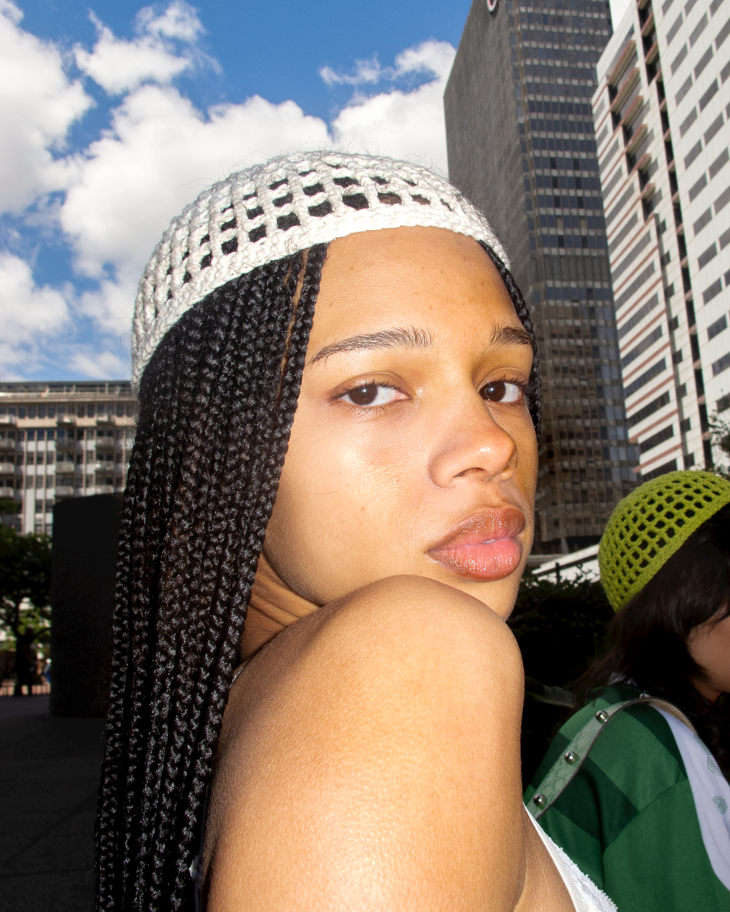 Oatstone crochet cap