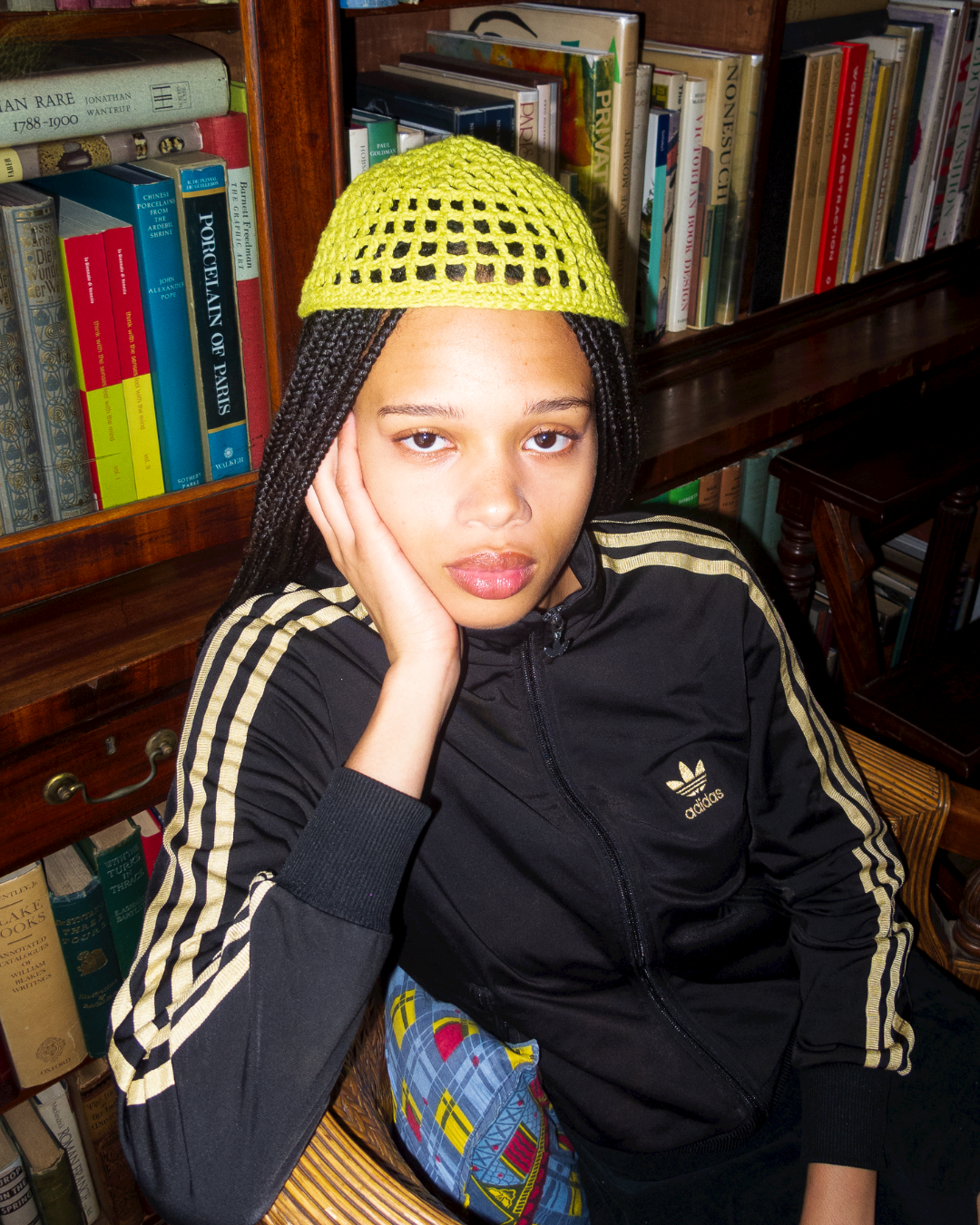 Limestone crochet cap